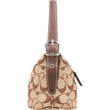 Coach Monogram Signature Demi Pouch Handbag