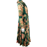 Gucci Green Floral Print Summer Dress (IT42)