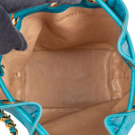 Chanel Lambskin Leather CC Drawstring Bucket Crossbody Bag - vintageandkickz