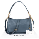 Coach Pebbled Leather Cary Shoulder Crossbody Bag
