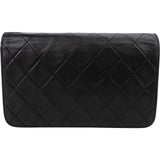 Chanel Quilted Lambskin Mini 24K Gold Single Flap Shoulder Bag