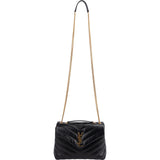 Yves Saint Laurent Quilted Lambskin Loulou Medium Crossbody Bag