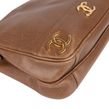 Chanel Caviar Leather Triple CC Tote Shoulder Bag