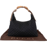 Gucci Monogram GG Canvas Horsebit Hobo Shoulder Bag