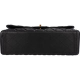 Chanel Quilted Lambskin Maxi Double Flap Crossbody Bag