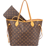 Louis Vuitton Monogram Canvas Neverfull MM Shoulder Bag - vintageandkickz