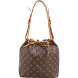 Louis Vuitton Monogram Canvas Sac Noé Petit Shoulder Bag
