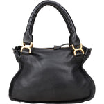 [🔄️B14 / F23] Chloé Grained Calfskin Medium Marcie Satchel Handbag - vintageandkickz