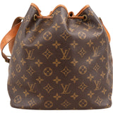 Louis Vuitton Monogram Canvas Sac Noé Petit Shoulder Bag