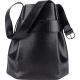 Louis Vuitton Noir Epi Leather Sac d'Epaule PM Shoulder Bag