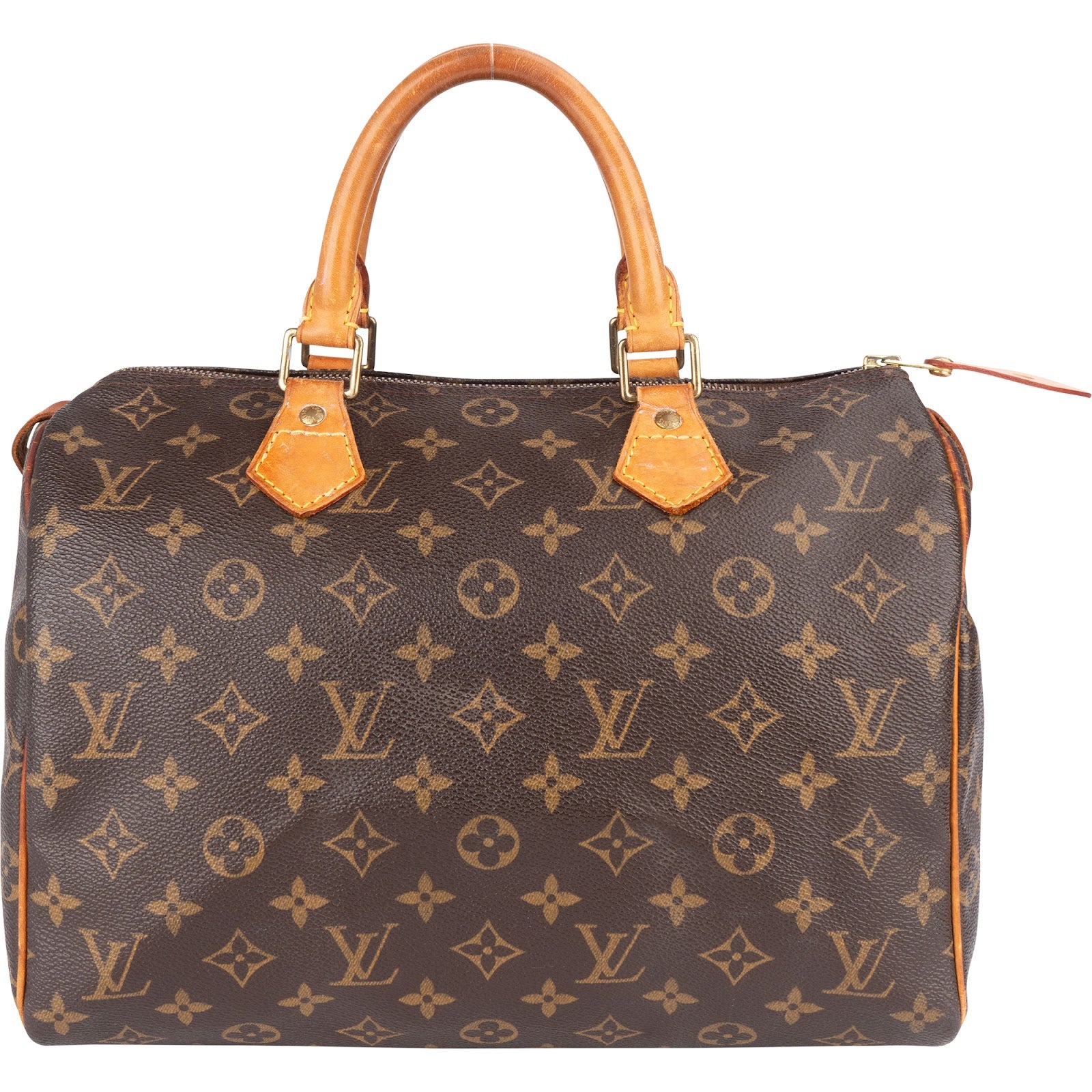 Louis Vuitton Monogram Canvas Speedy 30 Handbag - vintageandkickz