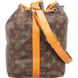 Louis Vuitton Monogram Canvas Sac Noé Petit Shoulder Bag