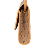 Christian Dior Vintage Honeycomb Monogram Canvas Flap Crossbody Bag
