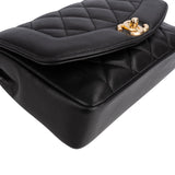 Chanel Quilted Lambskin Diana New Collection Single Flap Crossbody Bag
