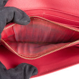 Prada Saffiano Multic Leather Continental Wallet
