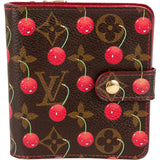 Louis Vuitton Limited Monogram Murakami Cherry Compact Zip Wallet