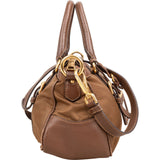 Prada Tessuto Vitello Daino Bauletto Satchel Handbag