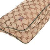 [🔄️B09 / F12] Gucci Monogram GG Canvas Web Pochette Shoulder Bag - vintageandkickz
