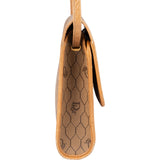 Christian Dior Vintage Honeycomb Monogram Canvas Flap Crossbody Bag