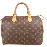 Louis Vuitton Monogram Canvas Speedy 30 Handbag