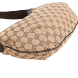 Gucci Monogram GG Canvas Half Moon Messenger Crossbody Bag