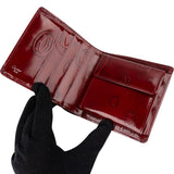 Cartier Patent Leather Happy Birthday Bifold Wallet