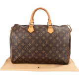 Louis Vuitton Monogram Canvas Speedy 35 Handbag