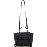 Céline Black Grained Calfskin Nano Belt Handbag