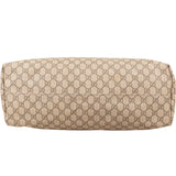 Gucci Monogram GG Supreme Large Tote Crossbody Handbag