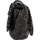 Chanel Quilted Calfskin Chain Me East West Single Flap Shoulder Bag