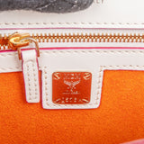 MCM Monogram Visetos Tricolor Block Patricia Small Crossbody Handbag