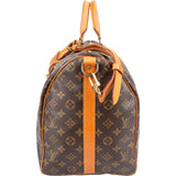 Louis Vuitton Monogram Canvas Keepall 50 Bandoulière Travel Bag