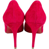 Christian Louboutin Fuchsia Velours Suede Leather Kate 85 Pumps Shoes (35,5)