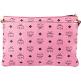MCM Monogram Visetos Crossbody Clutch Bag