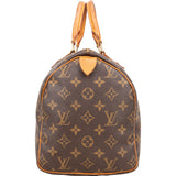 Louis Vuitton Monogram Canvas Speedy 30 Handbag - vintageandkickz