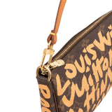 Louis Vuitton Limited Monogram Graffiti Pochette Accessoires Handbag