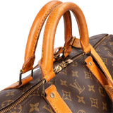 Louis Vuitton Monogram Canvas Keepall 55 Bandoulière Travel Bag