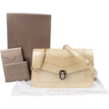 Bvlgari Patent Leather Serpenti Forever Shoulder Crossbody Bag
