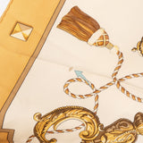 Hermès Les Clés Silk 90 Scarf Tuch