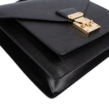 Louis Vuitton Noir Epi Leather Monceau Handbag
