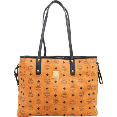 MCM Monogram Visetos Liz Reversible Shopper Shoulder Bag