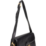 Céline Box Calfskin Leather Triomphe Shoulder Bag