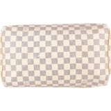 Louis Vuitton Monogram Damier Azur Speedy 30 Handbag