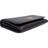 Prada Black Saffiano Leather Continental Wallet