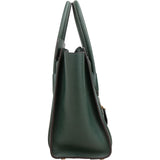 Celine Drummed Calfskin Mini Luggage Tote Handbag