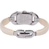 Gucci Silver Tone Leather 6800L Women Watch