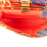 Fendi Multicolor Swirl Print Peekaboo Mini Handbag