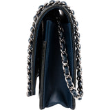 Chanel Quilted Patent Leather Wallet On Chain Crossbody Bag