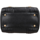 MCM Visetos Grained Leather Studded Boston Handbag