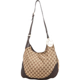 Gucci Monogram GG Canvas Britt Hobo GG Shoulder Bag
